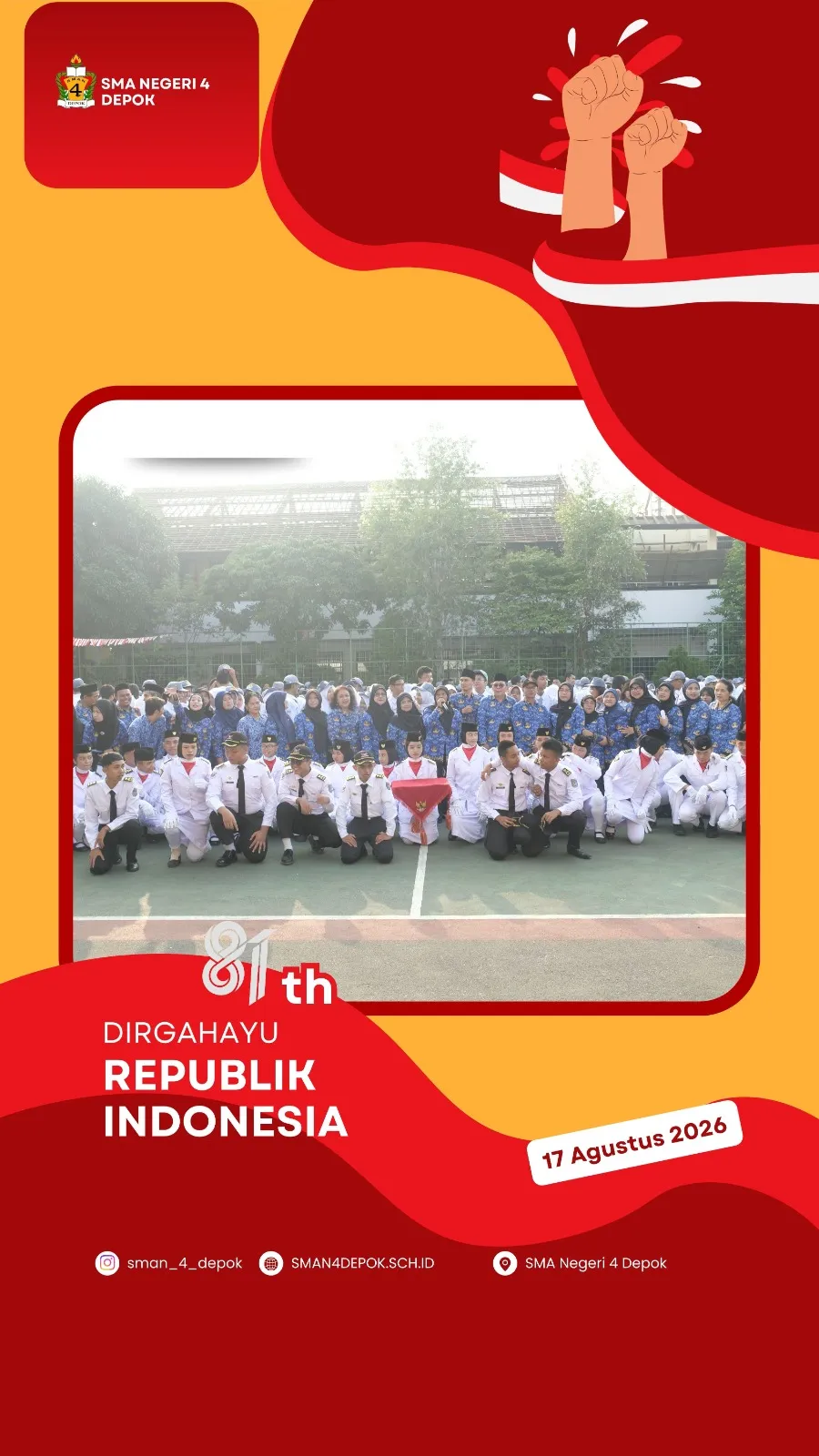 HUT ke-81 RI: Meneguhkan Jati Diri Bangsa melalui Karakter Siswa Indonesia